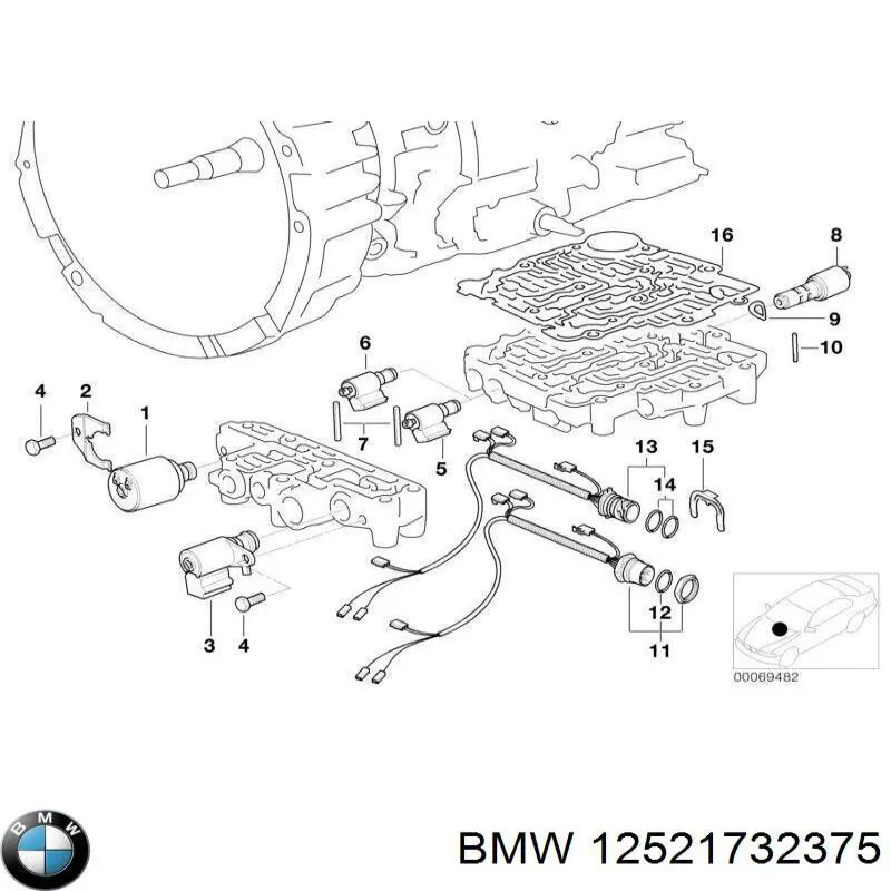Купить 12521732375 BMW 
