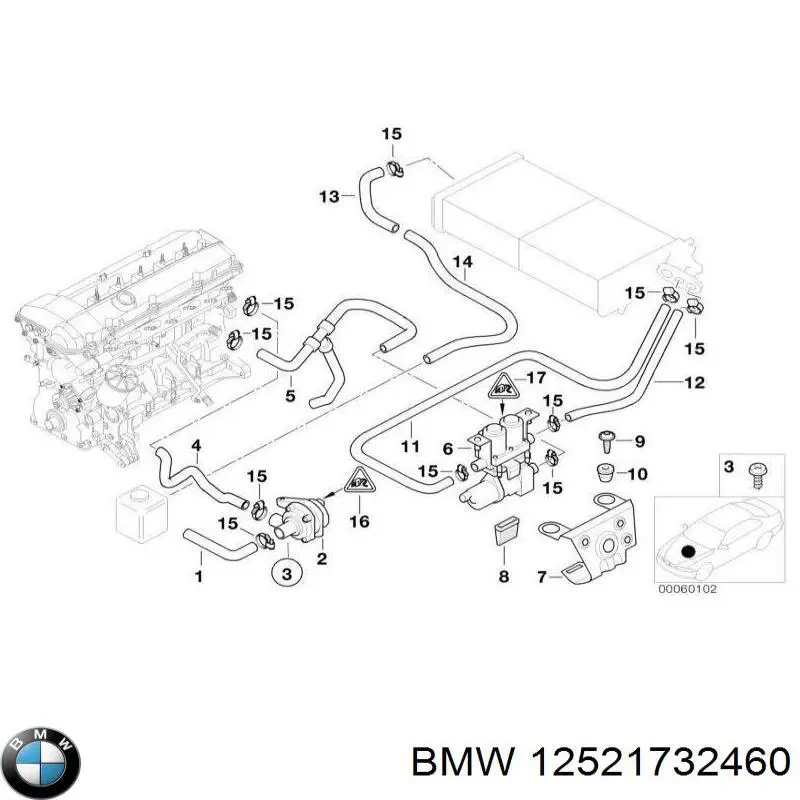 Купить 12521732460 BMW 