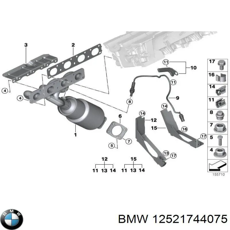 Купить 12521744075 BMW 