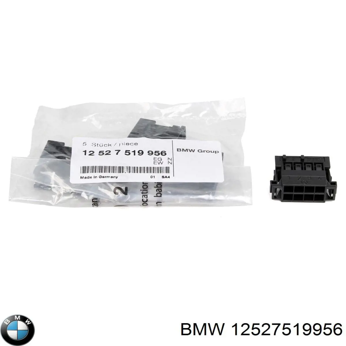 Разъем (фишка) заднего фонаря BMW 12527519956 цена, от 3.66 USD