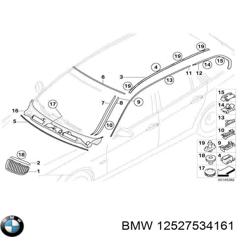  BMW 12527534161 цена, от 34.83 USD