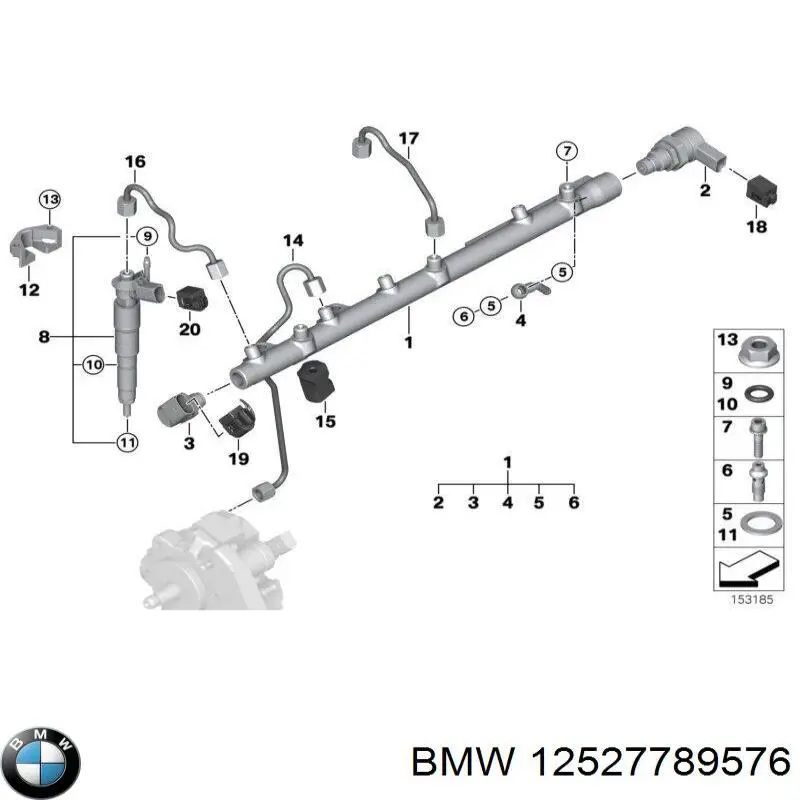 Купить 12527789576 BMW 