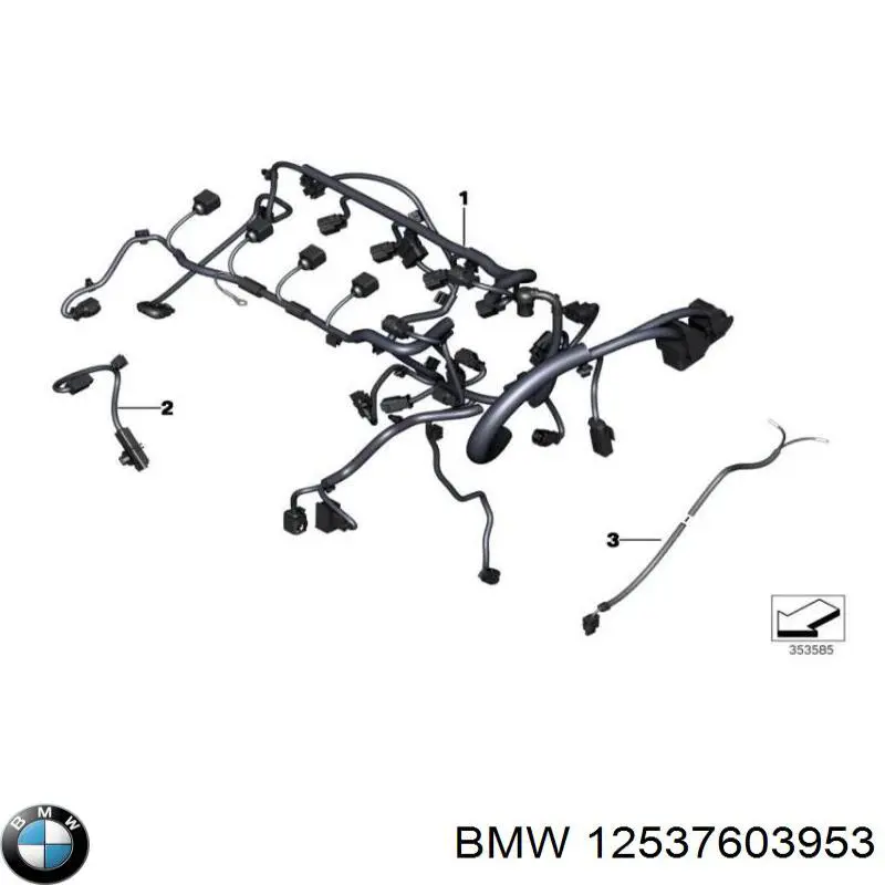 12537603953 BMW Жгут проводов АКПП