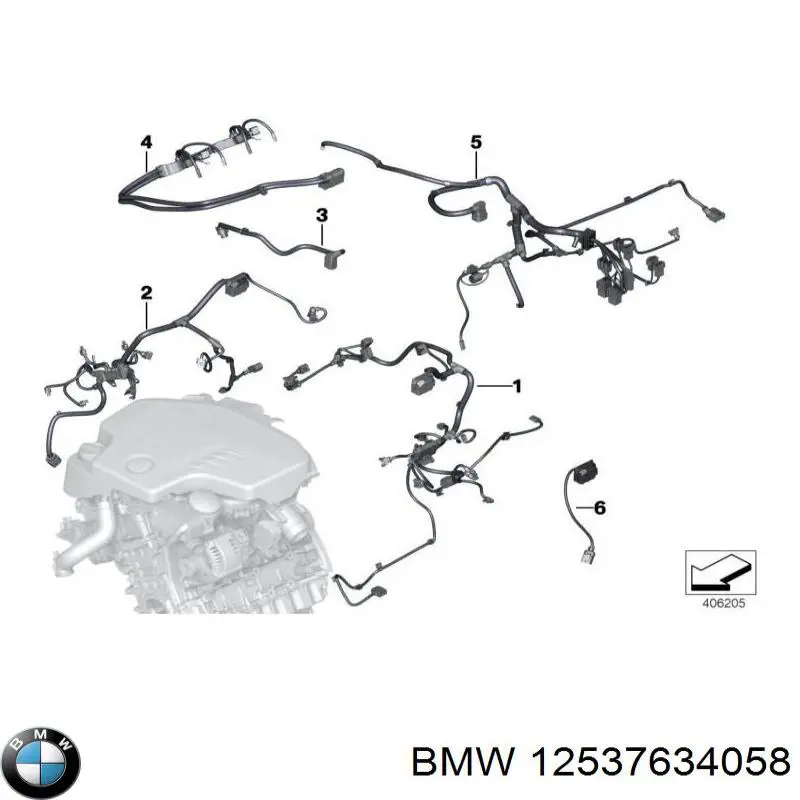 12537634058 BMW 