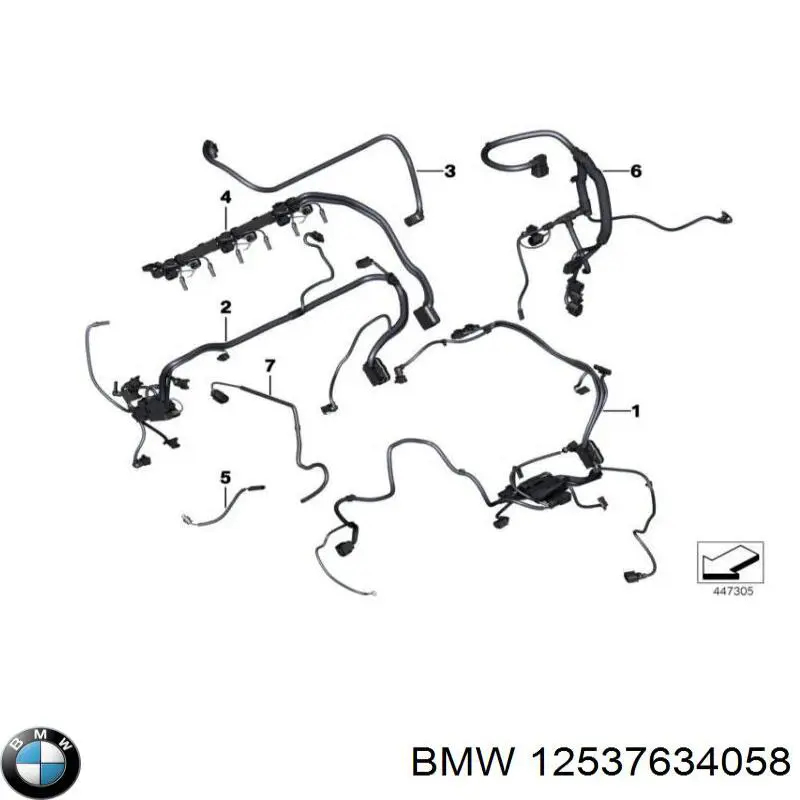 Жгут проводов АКПП BMW 12537634058 цена, от 12.70 USD