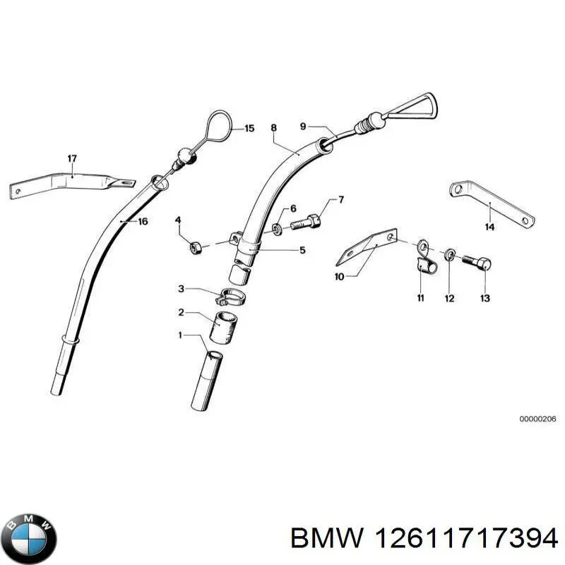 Датчик уровня масла 12611717394 BMW