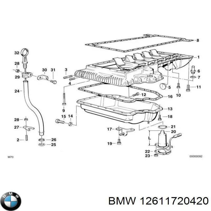 12611747119 BMW Датчик уровня масла