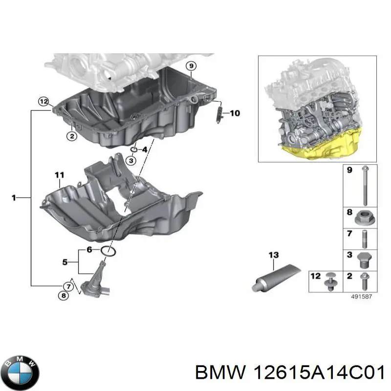  12615A14C01 BMW