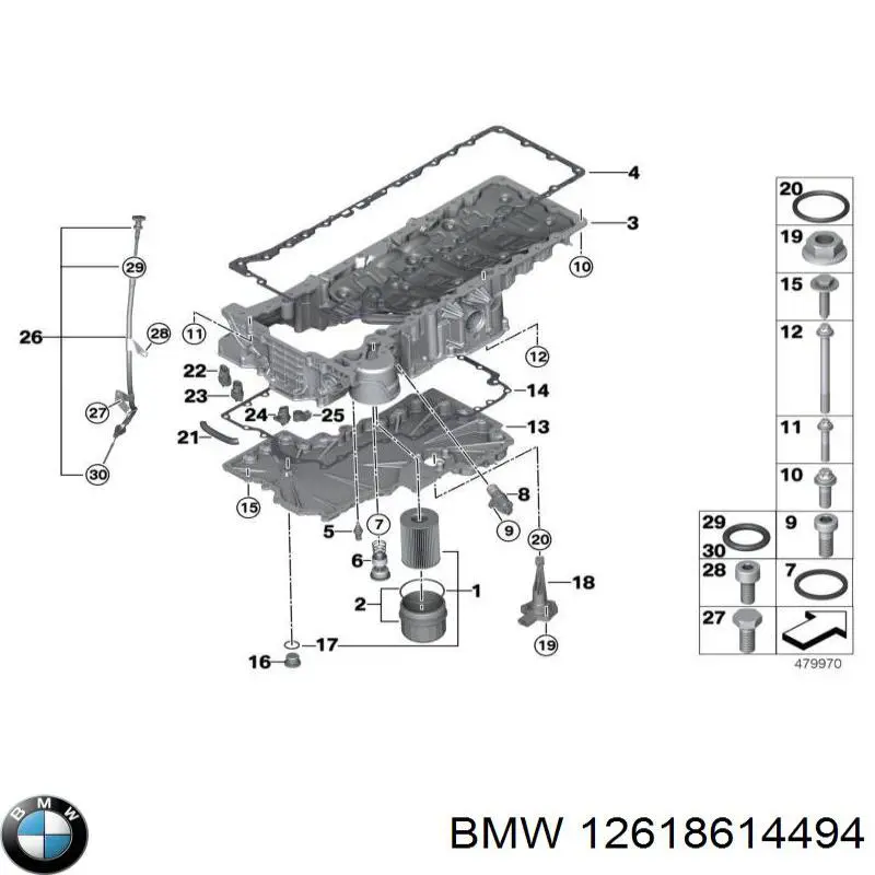Датчик давления масла 8614494 BMW
