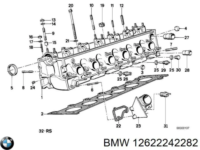 Датчик температуры охлаждающей жидкости 12622242282 BMW