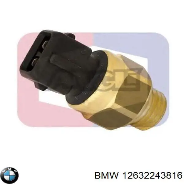 Датчик температуры охлаждающей жидкости (включения вентилятора радиатора) BMW 12632243816