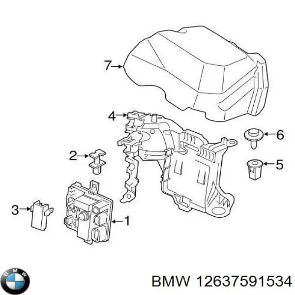 Блок реле 8645514 BMW