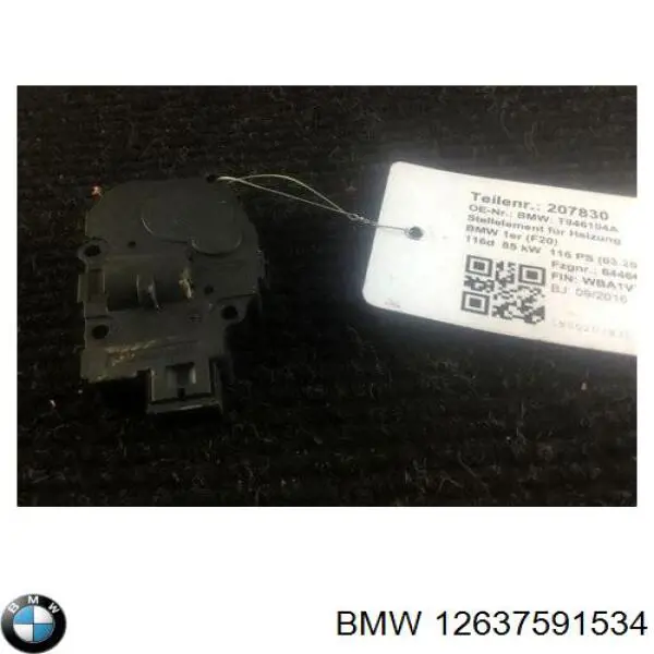 12637591534 BMW Sistema eléctrico central original y equivalente