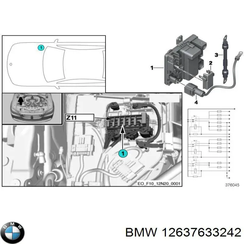 Купить 7633242 BMW Модуль управления (ЭБУ) бортовой сетью