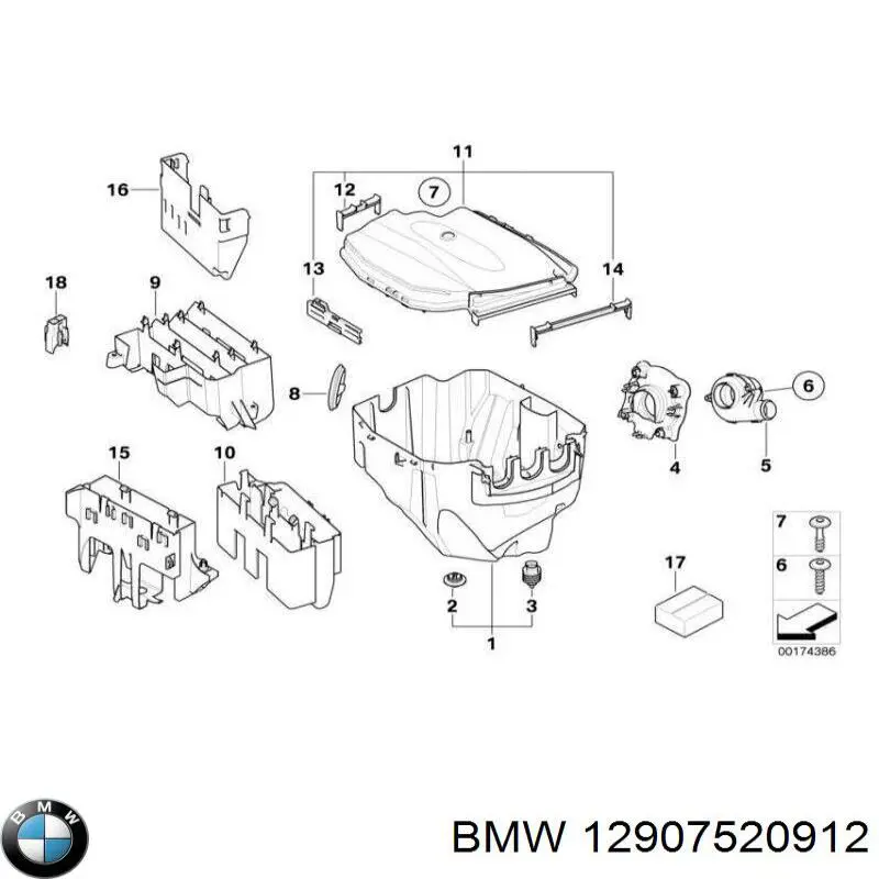 BMW 12907520912 цена, от 7.34 USD