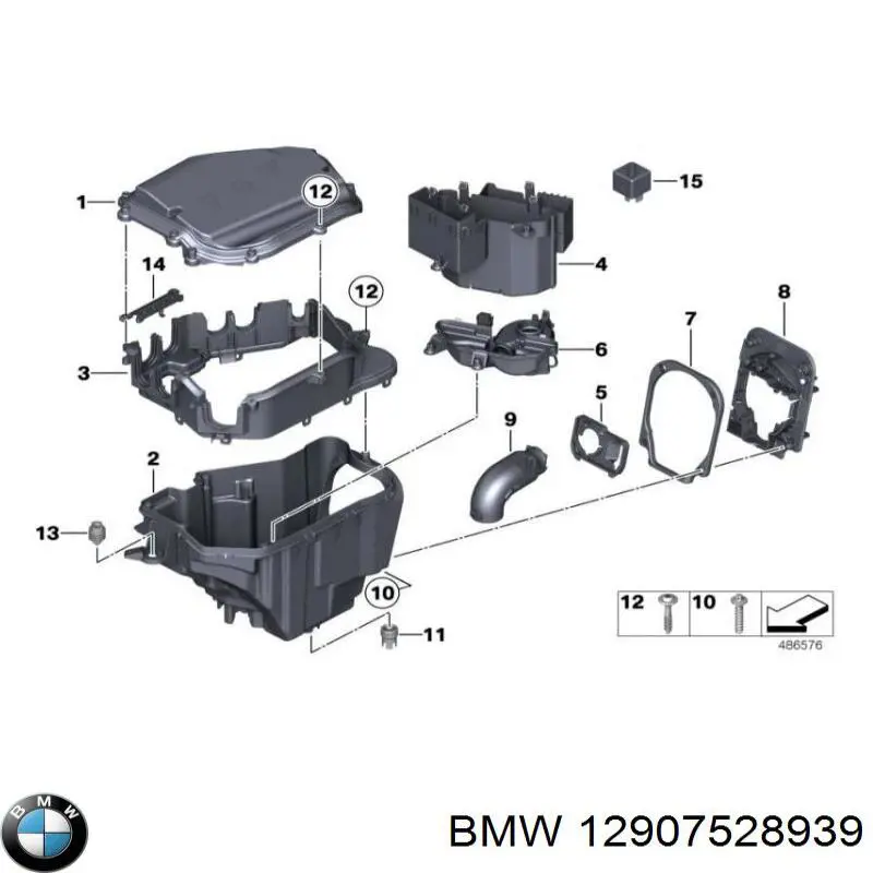  BMW 12907528939 цена, от 16.47 USD