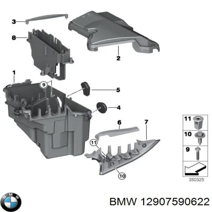  BMW 12907590622 цена, от 9.50 USD