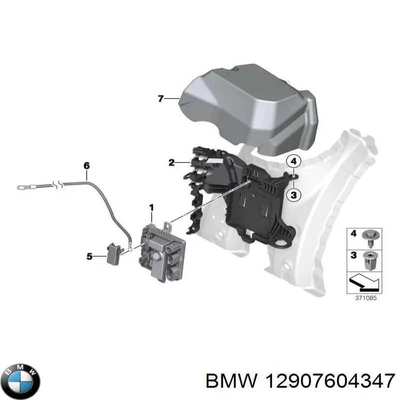  12907604347 BMW