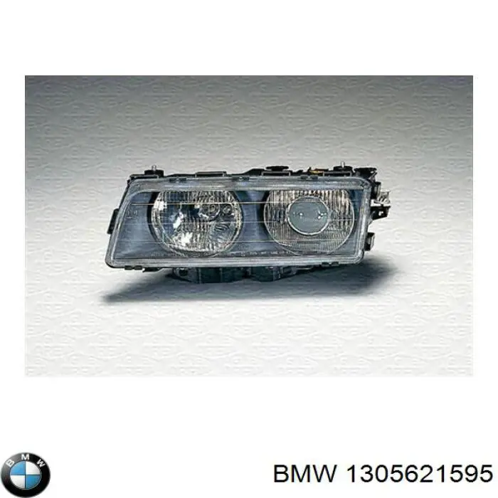 1305621595 BMW стекло фары правой