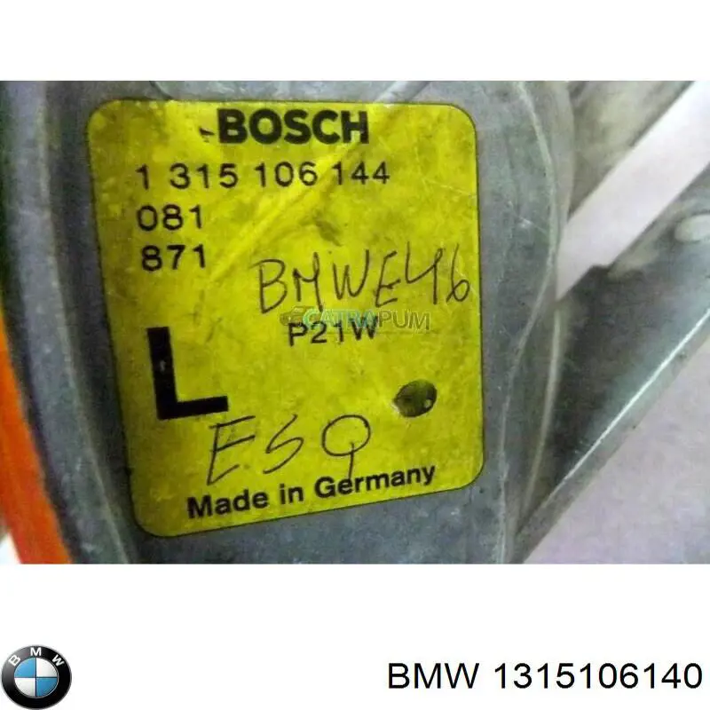 Левый фонарь указателя поворота BMW 2BA008404011