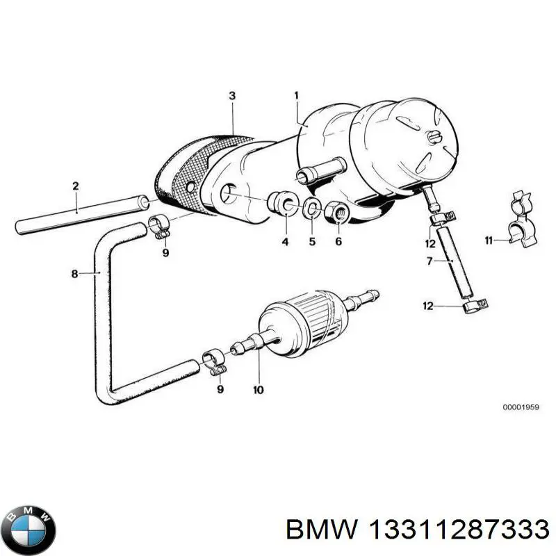 13311287333 BMW топливный насос механический