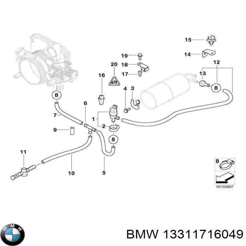  BMW 13311716049 цена, от 2.51 USD
