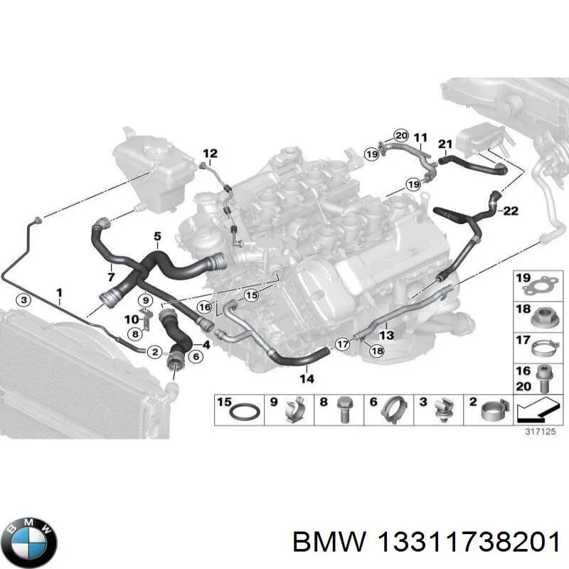  BMW 13311738201 цена, от 1.33 USD