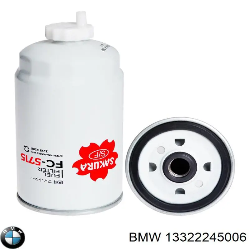 Топливный фильтр 13322245006 BMW