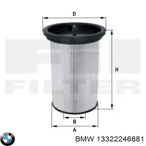 13322246881 BMW Фильтр топлива