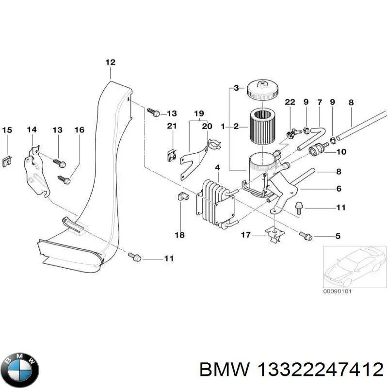  BMW 13322247412 цена, от 12.67 USD