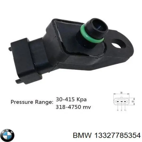 13327785354 BMW датчик давления топлива
