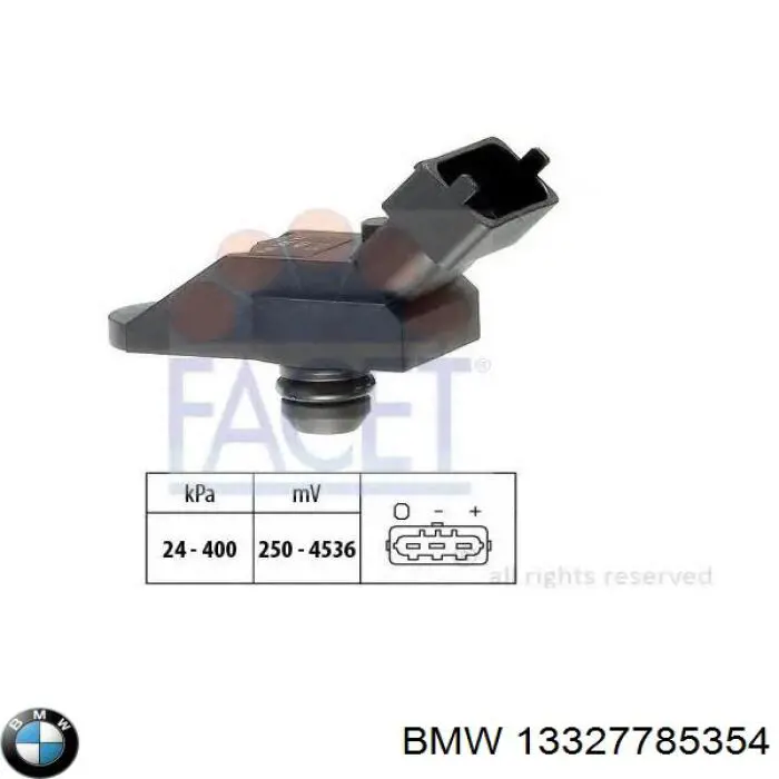 Датчик абсолютного давления в коллекторе BMW 13327785354 цена, от 27.05 USD