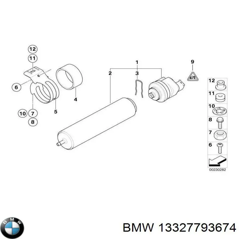 13327793674 BMW топливный фильтр