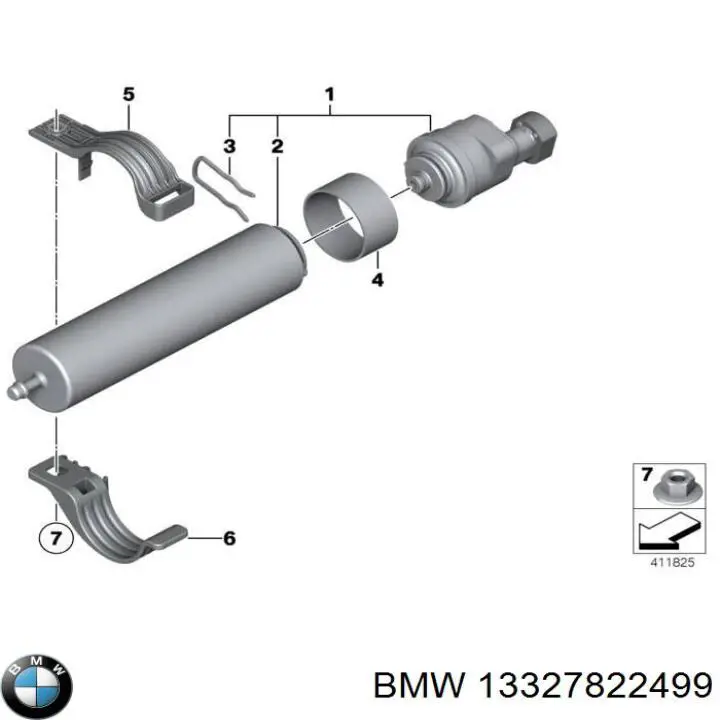 Топливный фильтр 13327822499 BMW