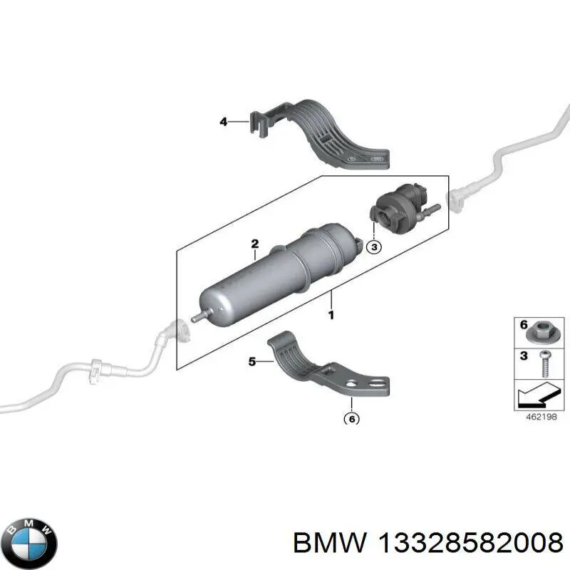 Топливный фильтр 13328582008 BMW