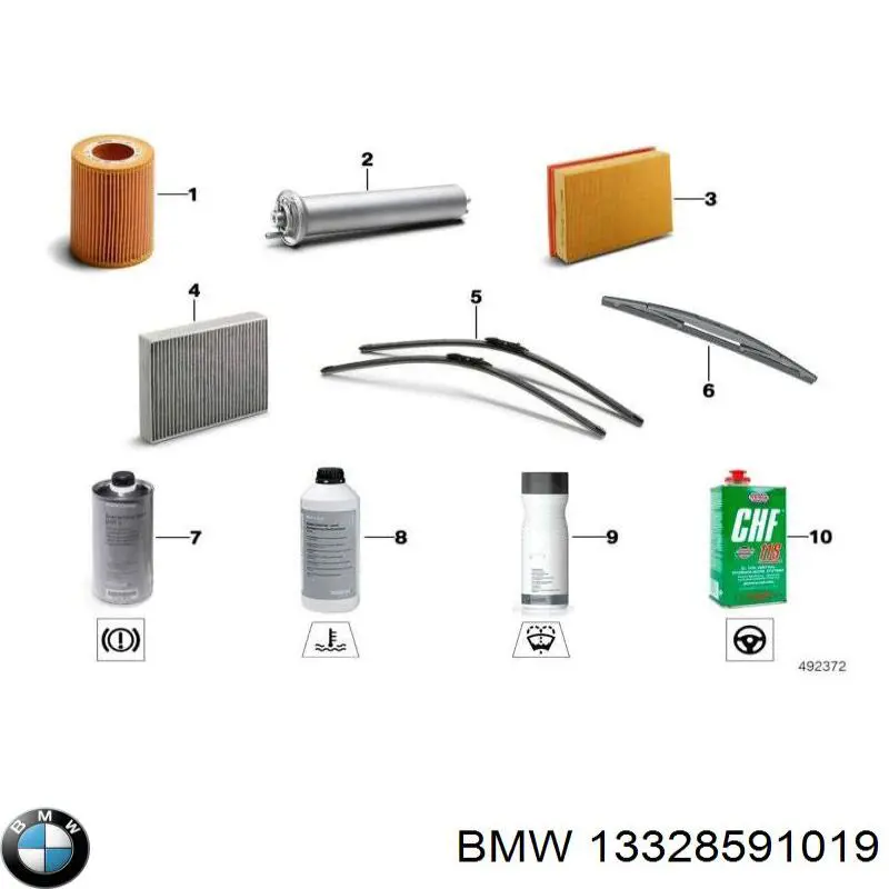 Compre 13328591019 BMW Filtro de combustível