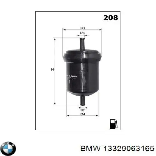 Купить 13329063165 BMW Фильтр-отстойник топлива грубой очистки