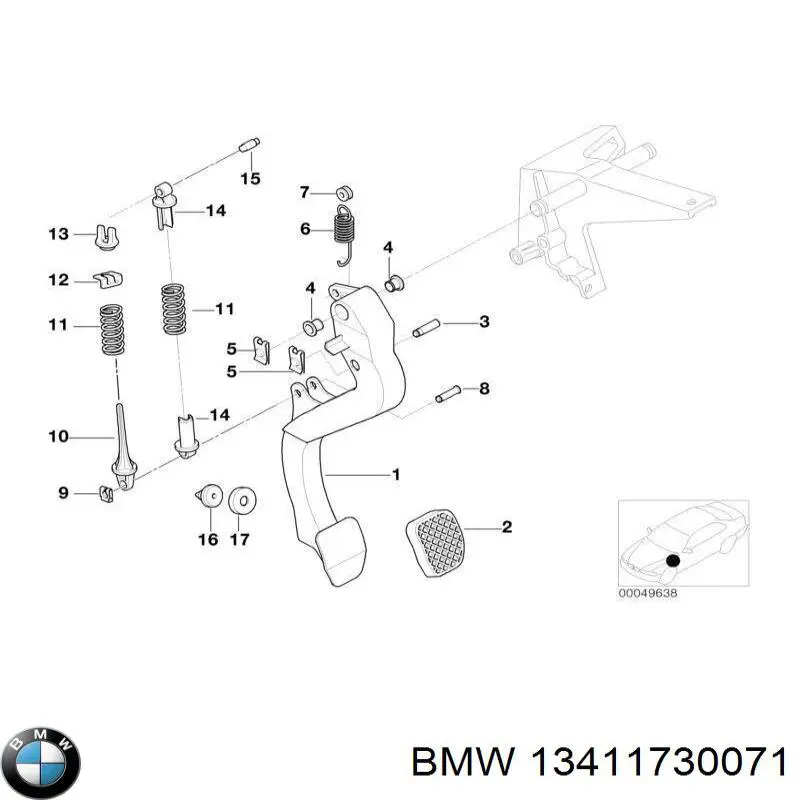 1730071 BMW Насос водяной