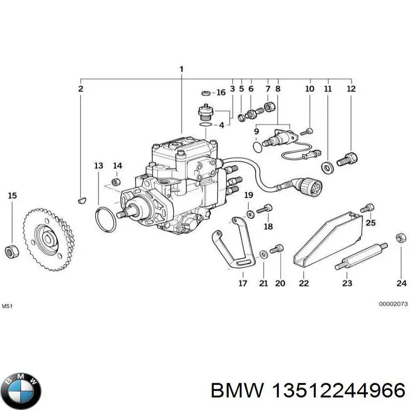 Топливный насос высокого давления Бмв 3 E36 (BMW 3)