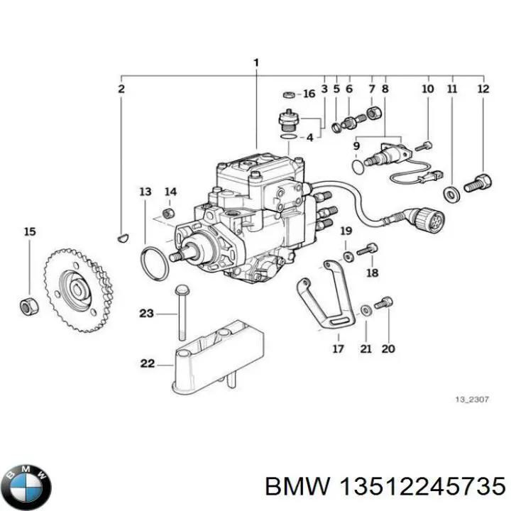 Насос топливный высокого давления (ТНВД) BMW 13512245735 цена, от 177.77 USD