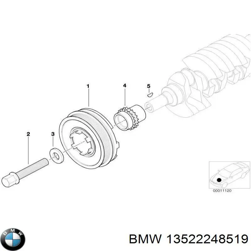  BMW 13522248519 цена, от 12.67 USD