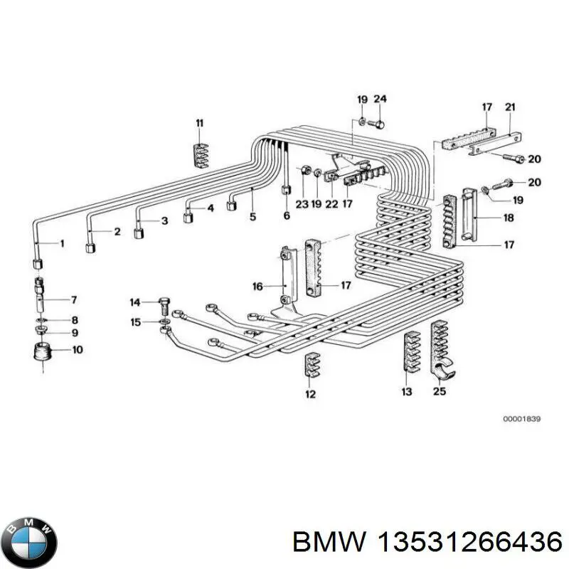 Топливные форсунки на BMW 5 E28