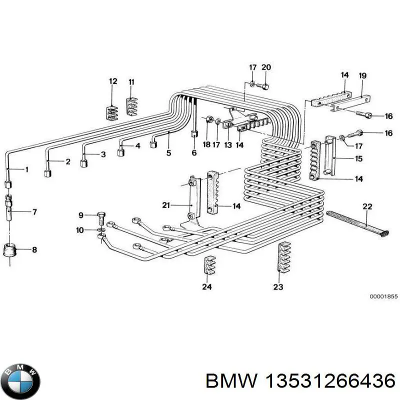 13531266436 BMW Топливные форсунки