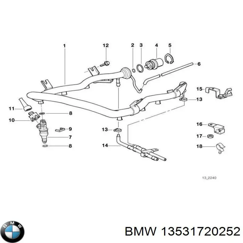 Купить 13531720252 BMW 