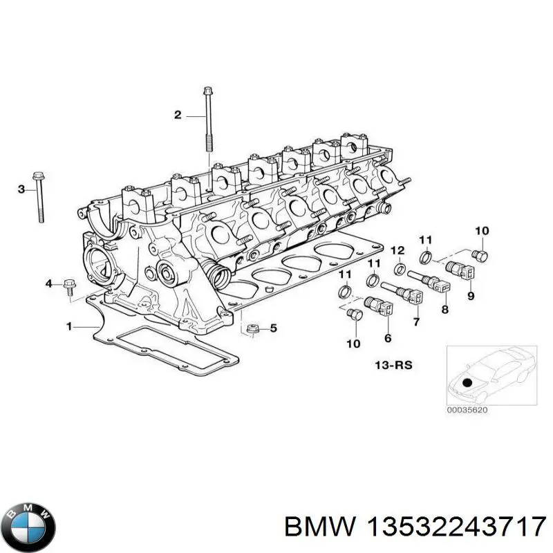  BMW 13532243717 цена, от 4.95 USD