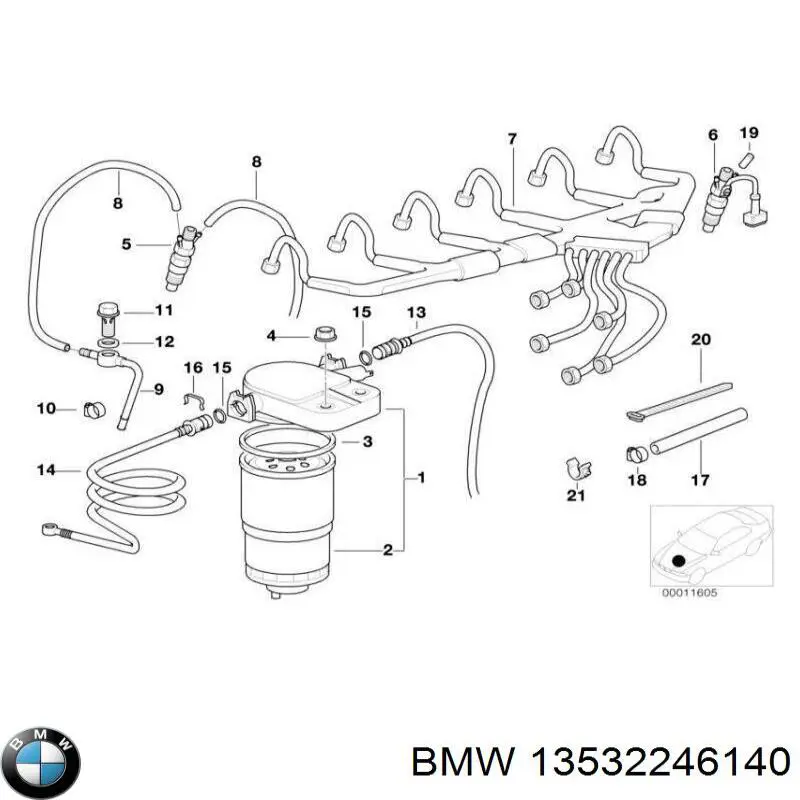 Купить 13532246140 BMW 