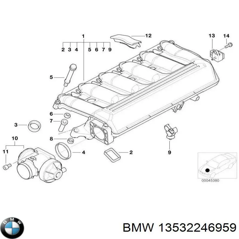 Купить 13532246959 BMW 
