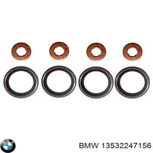 13532247156 BMW кольцо (шайба форсунки инжектора посадочное)