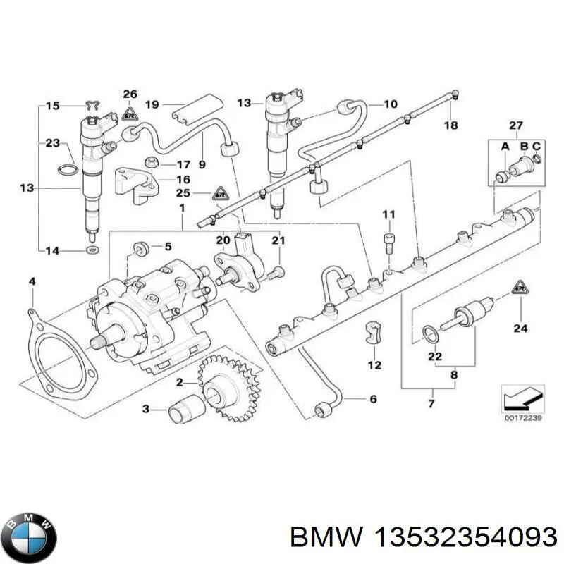 Форсунка инжектора BMW 2354093 цена, от 84.65 USD