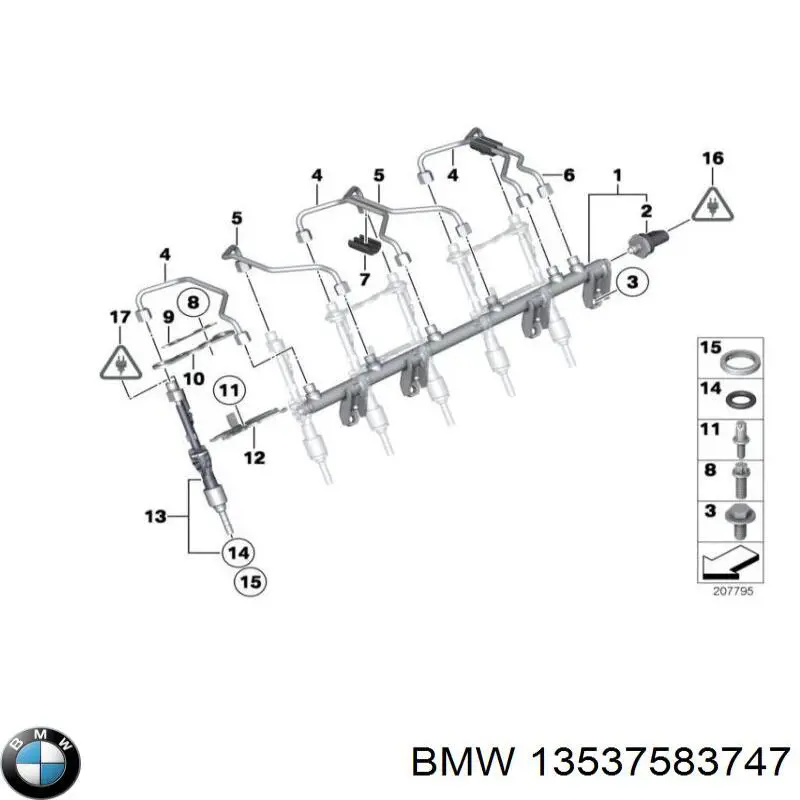 Болт головки блока цилиндров, ГБЦ BMW 13537583747 цена, от 0.56 USD